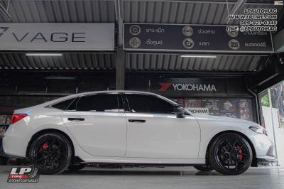 รถ - HONDA CIVIC ล้อแม็ก - ORI WHEELS CHAPTER-4 FlowForming V-BLACK สเปค -18x8.5 ET35 5x112-5x114.3 ยาง - MICHELIN Pilot Sport 4 เบอร์ - 235/40-18