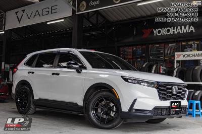 รถ - HONDA CR-V ล้อแม็ก - VAGE VF04 BLACK สเปค -18x8.5 ET35 5x112-5x114.3 ยาง - TOYO PROXES R45 เบอร์- 235/60 R18