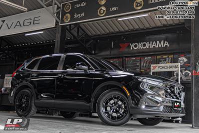 รถ - HONDA CR-V ล้อแม็ก - VAGE VF04 BLACK สเปค- 18x8.5 ET35 5x112-5x114.3 ยาง - TOYO PROXES R45 เบอร์- 235/60R18