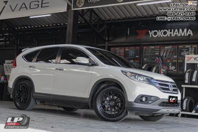 รถ - HONDA CR-V ล้อแม็ก - VAGE VF032 ดำด้าน สเปค - 18x8.5 ET35 5x112-5x114.3