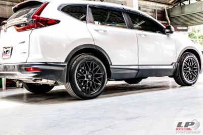 HONDA CR-V ป้ายแดง เสริมหล่อ #ล้อแม็กแท้ #MOMO REVENGE ขอบ18x8 ET45 5x114.3 สีดำด้าน หล่อดุมากครับ