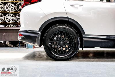 HONDA CR-V ป้ายแดง เสริมหล่อ #ล้อแม็กแท้ #MOMO REVENGE ขอบ18x8 ET45 5x114.3 สีดำด้าน หล่อดุมากครับ