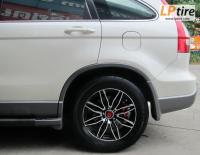 Honda CR-V + ล้อแม็ก Lenso Samurai Azura (SCA) 17นิ้ว สีดำหน้าเงา + ยาง FALKEN ZE912 225/65-17