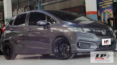 HONDA CITY มาจัดล้อแม็ก #ENKEI#SC48 แท้ ขอบ 15x7 4x100 ET38 ดำด้าน สวยหรู ลงตัว 