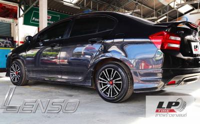 #HONDA #CITY จัดล้อแม็กแท้ #LENSO SCR SAMURAI #RYU 15x7 ET35 4x100 #ดำหน้าเงา พร้อมยาง YOKOHAMA ES32 195/55-15
สวยลงตัวแบบหล่อขึ้นทีเดียว ดุโหดร้ายมาก ขอบคุณ