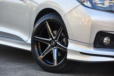 HONDA CITY จัดเต็ม LENSO JAGER CRAFT 17 4H100 + 205/45R17 DEESTONE R702 ปี 20
สวยงามลงตัวครับ