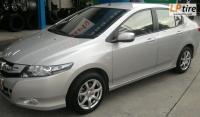 Honda City + ล้อแม็ก SSW United (S091) 15นิ้ว สี Hyper Silver