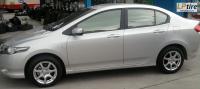 Honda City + ล้อแม็ก SSW United (S091) 15นิ้ว สี Hyper Silver