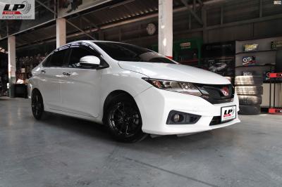 HONDA CITY จัดแม็ก ล้อแม็ก ENKEI #SC48 15x7 ET38 4x100 พร้อมยางยนต์ YOKOHAMA V552 195/55-15 ปี20