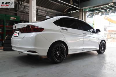 HONDA CITY จัดแม็ก ล้อแม็ก ENKEI #SC48 15x7 ET38 4x100 พร้อมยางยนต์ YOKOHAMA V552 195/55-15 ปี20