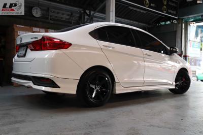 #HONDA#CITY จัดแม็ก COSMIS INNERLINE.S1 15x7 ET30 4x100 + ฝาครอบ BREMBO สีแดง