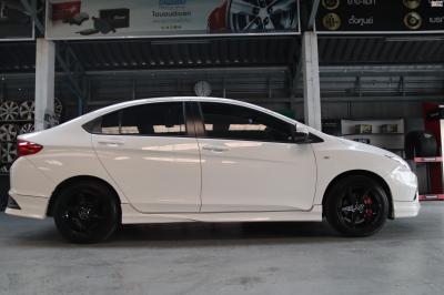 #HONDA#CITY จัดแม็ก COSMIS INNERLINE.S1 15x7 ET30 4x100 + ฝาครอบ BREMBO สีแดง