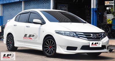 HONDA CITY จับคู่กับ LENSO JINZO 15 195/55R15 YOKOHAMA A-DIRVE