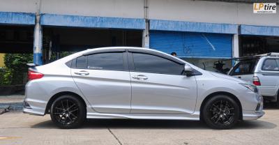 HONDA CITY จัดล้อ TORQ By LENSO 15 พร้อมยาง 195/55R15 DEESTONE R702