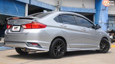 HONDA CITY จัดล้อ TORQ By LENSO 15 พร้อมยาง 195/55R15 DEESTONE R702