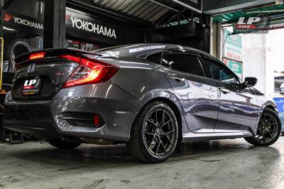 รถ - HONDA CIVIC X (FC) ล้อแม็ก - LENSO Jager Dyna HD สเปค -17x7.5 ET35 5x114.3 รัดยาง - ยางเดิม เบอร์ -