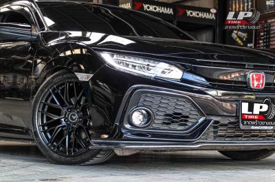 รถ - HONDA CIVIC X (FC) ล้อแม็ก - MGW MF-1202F ดำด้าน สเปค - 18x8.5 ET38 5x113
สเปค - 18x9.5 ET38 5x113 รัดยาง - ยางเดิม เบอร์ -