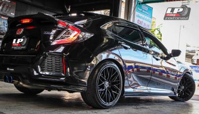 รถ - HONDA CIVIC X (FC) ล้อแม็ก - MGW MF-1202F ดำด้าน สเปค - 18x8.5 ET38 5x113
สเปค - 18x9.5 ET38 5x113 รัดยาง - ยางเดิม เบอร์ -