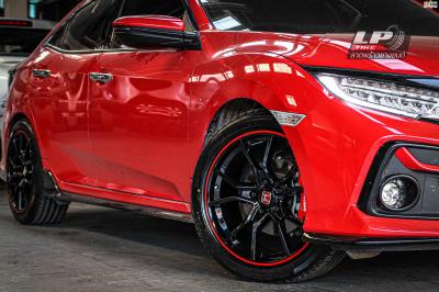 รถ - HONDA CIVIC X (FC) ล้อแม็ก - APEX ZR165 ดำขอบแดง สเปค - 18x8 ET35 5x114.3
รัดยาง - FIRENZA ST-01A เบอร์- 225/45-18