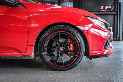 รถ - HONDA CIVIC X (FC) ล้อแม็ก - APEX ZR165 ดำขอบแดง สเปค - 18x8 ET35 5x114.3
รัดยาง - FIRENZA ST-01A เบอร์- 225/45-18