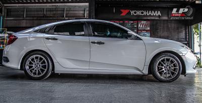 รถ - HONDA CIVIC ล้อแม็ก - ENKEI SC22 (M8522) HDK สเปค - 17x7 ET35 5x100-5x114.3
รัดยาง - MICHELIN Pilot Sport 4 เบอร์- 215/45-17