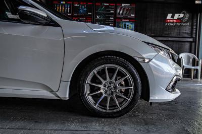 รถ - HONDA CIVIC ล้อแม็ก - ENKEI SC22 (M8522) HDK สเปค - 17x7 ET35 5x100-5x114.3
รัดยาง - MICHELIN Pilot Sport 4 เบอร์- 215/45-17