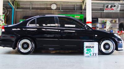 #HONDA#CIVIC เสริมหล่อจัดแม็ก #APEX#BC906 BBS 15x7 ET35 4x100-4x114.3 #ดำเงาขอบเงา คู่ยางยนต์ RAIDEN HERO R111 195/50-15 พร้อมจัด สปริงโช๊คอัพ #TEIN HONDA CIVIC #DIMENSION + #น็อตตัวเมียธรรมดาเล็ก (หัวเปิด) + เปลื่ยนช่างล่าง สวยงามลงตัวครับ