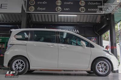 รถ - HONDA FREED ล้อแม็ก - KONIG N903 Flowforming silver สเปค - 15x7.5 ET35 4x100 รัดยาง - ALLIANCE AL30 030Ex เบอร์- 195/60-15