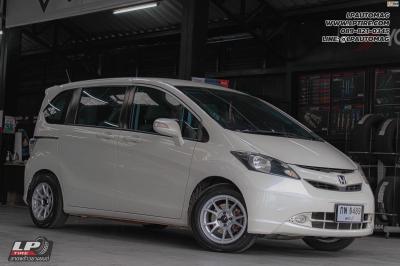 รถ - HONDA FREED ล้อแม็ก - KONIG N903 Flowforming silver สเปค - 15x7.5 ET35 4x100 รัดยาง - ALLIANCE AL30 030Ex เบอร์- 195/60-15