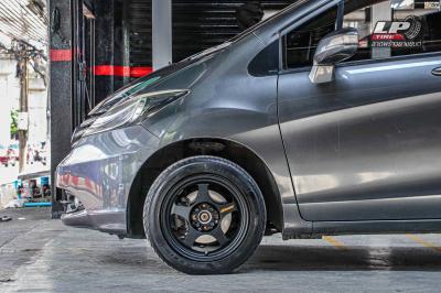 รถ - HONDA FREED ล้อแม็ก - NK Performance NK388 (SPOON) Flowforming ดำด้าน ขอบ -15x7 ET35 4x100 ยาง - MAXXIS VICTRA i-PRO เบอร์ - 195/55-15