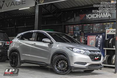 รถ - HONDA HR-V ล้อแม็ก - NK Performance FF05RR (RS05RR) Flowforming ดำด้าน สเปค - 18x8.5 ET35 5x114.3 ยาง -LENSO D-1CS เบอร์ - 235/45-18