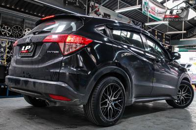 รถ - HONDA HR-V RU ล้อแม็ก - SSW S348 ดำหน้าเงา สเปค - 17x8 ET38 5x114.3 รัดยาง - YOKOHAMA AE51 เบอร์ - 225/50-17