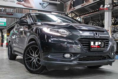 รถ - HONDA HR-V RU ล้อแม็ก - SSW S348 ดำหน้าเงา สเปค - 17x8 ET38 5x114.3 รัดยาง - YOKOHAMA AE51 เบอร์ - 225/50-17