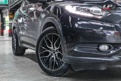 รถ - HONDA HR-V RU ล้อแม็ก - SSW S348 ดำหน้าเงา สเปค - 17x8 ET38 5x114.3 รัดยาง - YOKOHAMA AE51 เบอร์ - 225/50-17