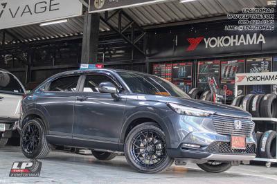 รถ - HONDA HRV ล้อแม็ก - VAGE VF032 ดำด้าน สเปค -18x8.5 ET35 5x112-5x114.3 ยาง - YOKOHAMA V552 เบอร์ - 235/50-18