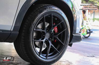 รถ - HONDA HRV ล้อแม็ก - VAGE VF04 Alumite Black สเปค -18x8.5 ET35 5x112-5x114.3 รัดยาง - Bridgestone เบอร์- 225/50 R18