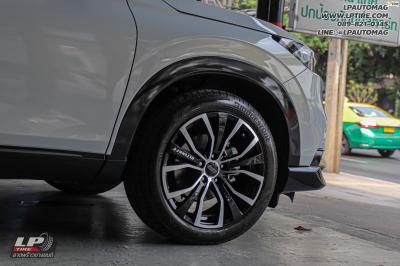 รถ -HONDA HRV ล้อแม็ก - SSW S185 ดำหน้าเงา สเปค - 18x8.5 ET42 5x114.3 รัดยาง Bridgestone เบอร์- 225/50 R18