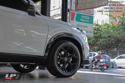 รถ - HONDA HRV ล้อแม็ก - VAGE VFX01 BLACK สเปค - 18x8.5 ET35 5x112-5x114.3 ยาง - BRIDGESTONE เบอร์ - 225/50-18