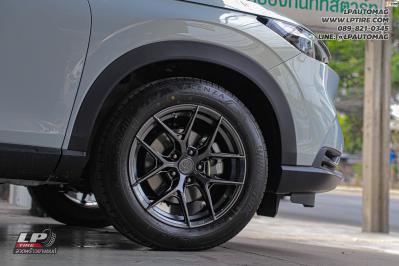 รถ - HONDA HRV ล้อแม็ก - ORI WHEELS CHAPTER-4 FlowForming V-DARK สเปค - 17x8 ET35 5x112-5x114.3 ยาง - BRIDGESTONE ALENZA H/L 33 เบอร์ -215/60 R17