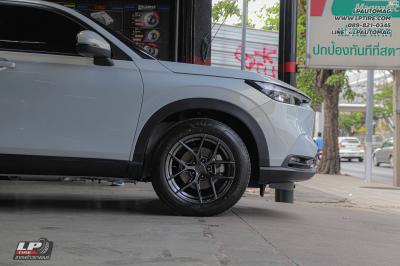 รถ - HONDA HRV ล้อแม็ก - ORI WHEELS CHAPTER-4 FlowForming V-DARK สเปค - 17x8 ET35 5x112-5x114.3 ยาง - BRIDGESTONE ALENZA H/L 33 เบอร์ -215/60 R17