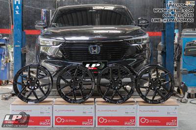 รถ - HONDA HR-V ล้อแม็ก - ORI WHEELS CHAPTER-4 FlowForming V-BLACK สเปค - 17x8 ET35 5x112-5x114.3