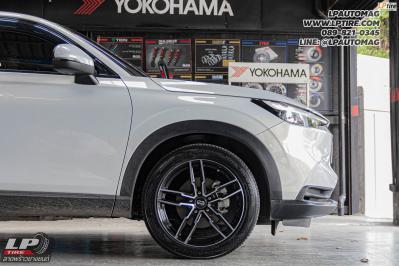 รถ - HONDA HR-V ล้อแม็ก - ENKEI SS05 ดำหน้าเงา สเปค - 18x8 ET38 5x114.3 ยาง - KUMHO MAJETY9 SOLUS TA91 เบอร์- 225/50-18
