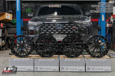 รถ - HONDA HR-V ล้อแม็ก - VAGE VF033 E FlowForming BLACK สเปค - 18x8.5 ET35 5x112-5x114.3
ใช้ยางเดิม
