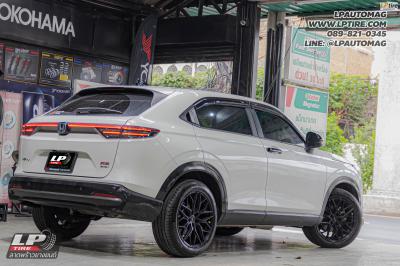 รถ - HONDA HR-V ล้อแม็ก - LENSO VENTUS ดำด้าน สเปค -18x8.5 ET35 5x114.3 ใช้ยางเดิม