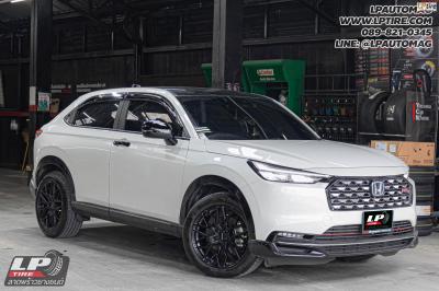 รถ - HONDA HR-V ล้อแม็ก - LENSO VENTUS ดำด้าน สเปค -18x8.5 ET35 5x114.3 ใช้ยางเดิม