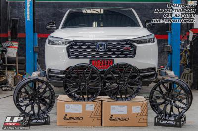 รถ - HONDA HR-V ล้อแม็ก - LENSO VENTUS ดำด้าน สเปค -18x8.5 ET35 5x114.3 ใช้ยางเดิม