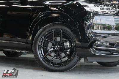 รถ - HONDA HR-V ล้อแม็ก - VAGE VF04 Flowforming BLACK สเปค -18x8.5 ET35 5x112-5x114.3 ใช้ยางเดิม