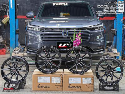 รถ - HONDA HR-V ล้อแม็ก - LENSO JAGER JAVA ดำหน้าเงา สเปค - 17x7.5 ET38 5x114.3 ใช้ยางเดิม