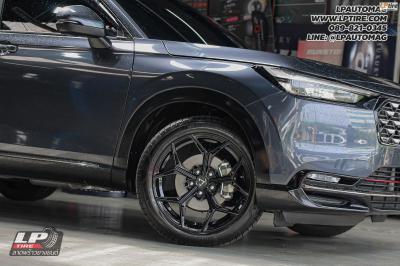 รถ - HONDA HR-V&nbsp;ล้อแม็ก - VAGE VFX01 FlowForming BLACK สเปค - 18x8.5 ET35 5x112-5x114.3&nbsp;ใช้ยางเดิม