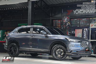 รถ - HONDA HR-V ล้อแม็ก - VAGE VFX01 FlowForming BLACK สเปค - 18x8.5 ET35 5x112-5x114.3 ใช้ยางเดิม